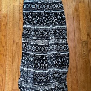 maxi skirt with slit on each side